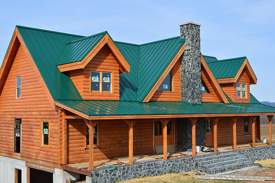 Residential Roofing Photo Replaces Current Residential Metal Roofing Photo on Services page